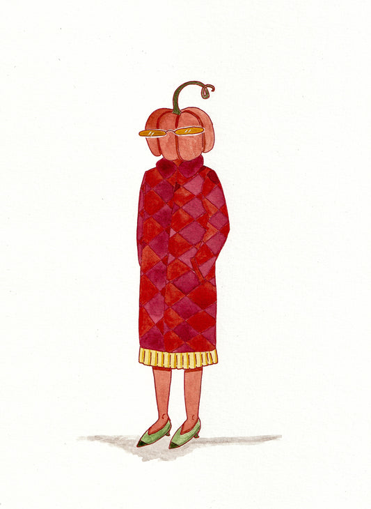 Fashion Fruits, Pumpkin ! Print