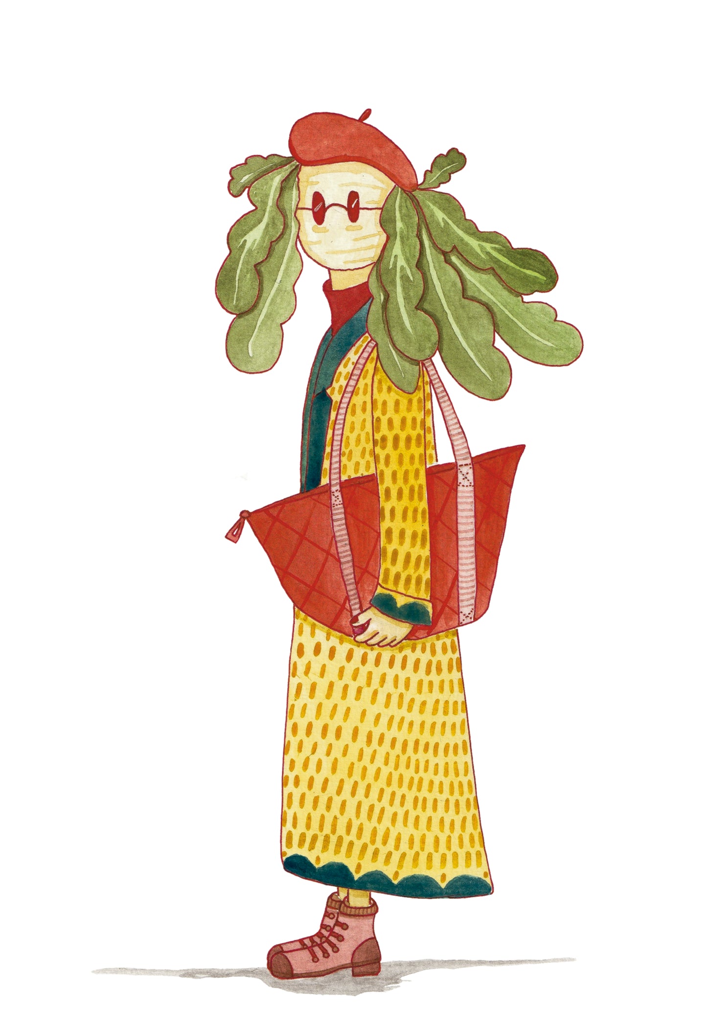 Fashion Fruits, Turnip ! Print