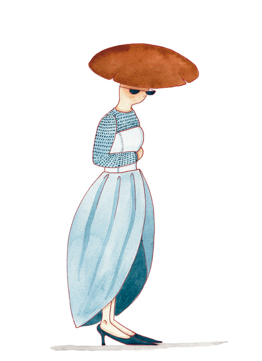 Fashion Fruits, Mushroom ! Print