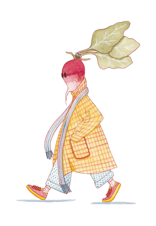 Fashion Fruits, Radish ! Print