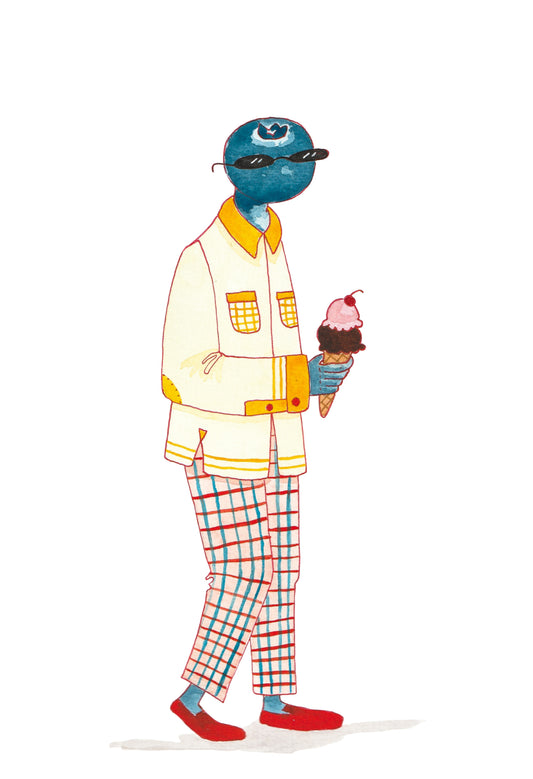 Fashion Fruits, Blueberry ! Print