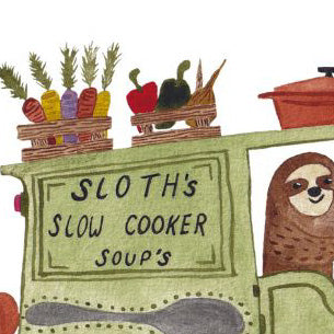 Soup Sloth ! Print