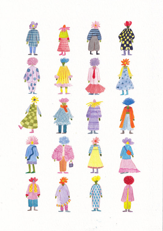 Flower Heads ! Print