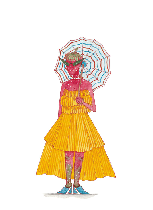 Fashion Fruits, Strawberry ! Print