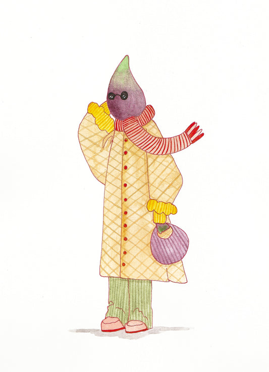 Fashion Fruits, Fig ! Print