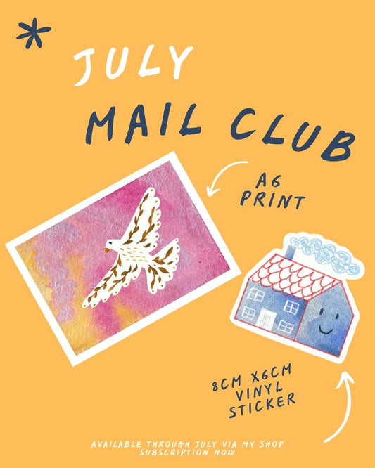 Monthly Print/Sticker Club