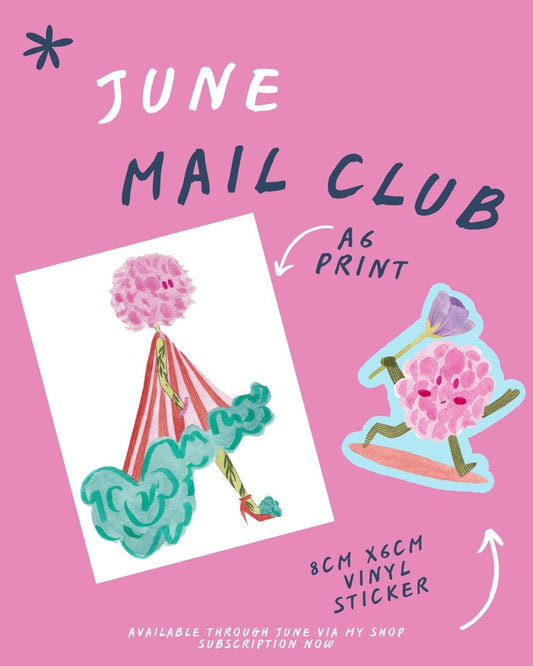 Monthly Print/Sticker Club
