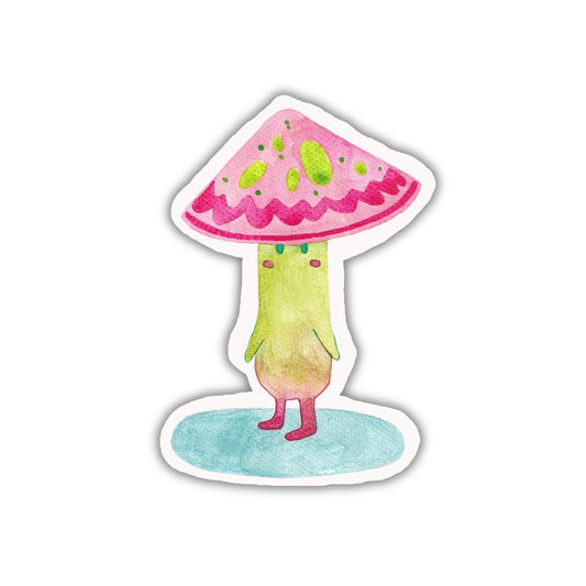 Neon Mushroom Sticker