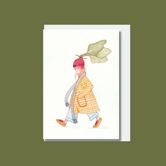 Radish card A6
