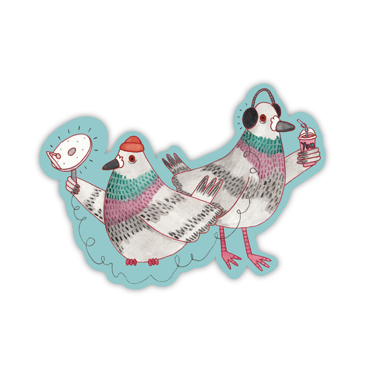Spy Pigeons Sticker