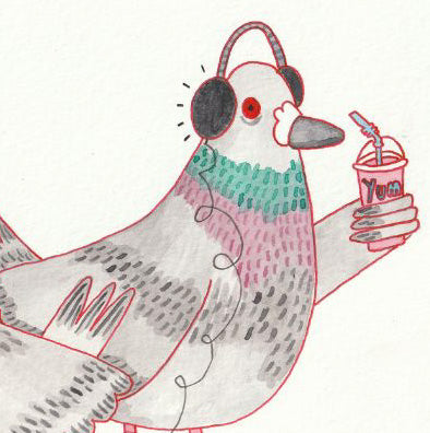 Spy Pigeons ! Print