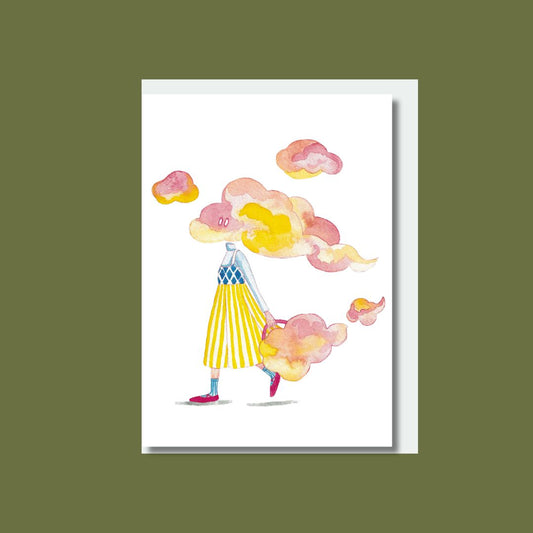 Sunset card A6
