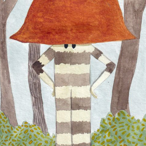 Forest Mushroom ! Print