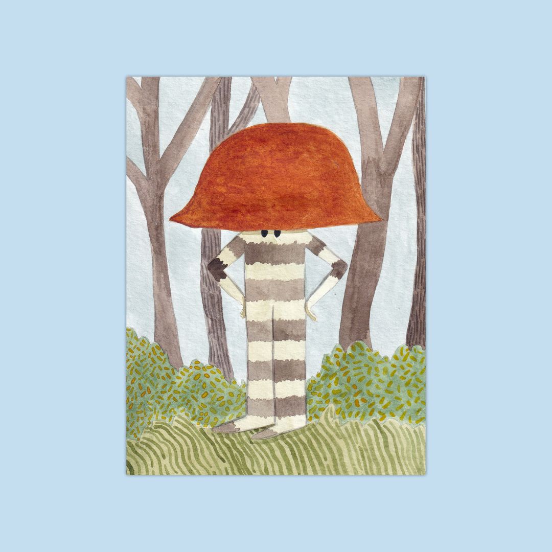 Forest Mushroom ! Print
