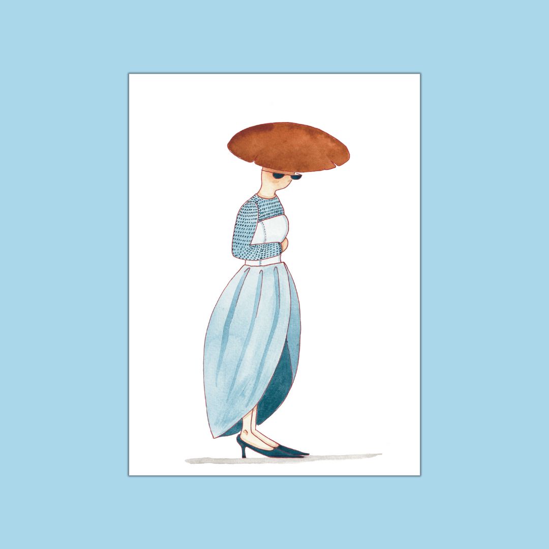 Fashion Fruits, Mushroom ! Print