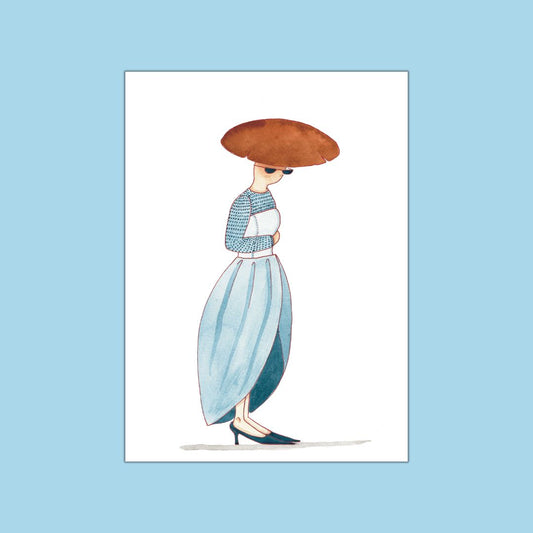 Fashion Fruits, Mushroom ! Print