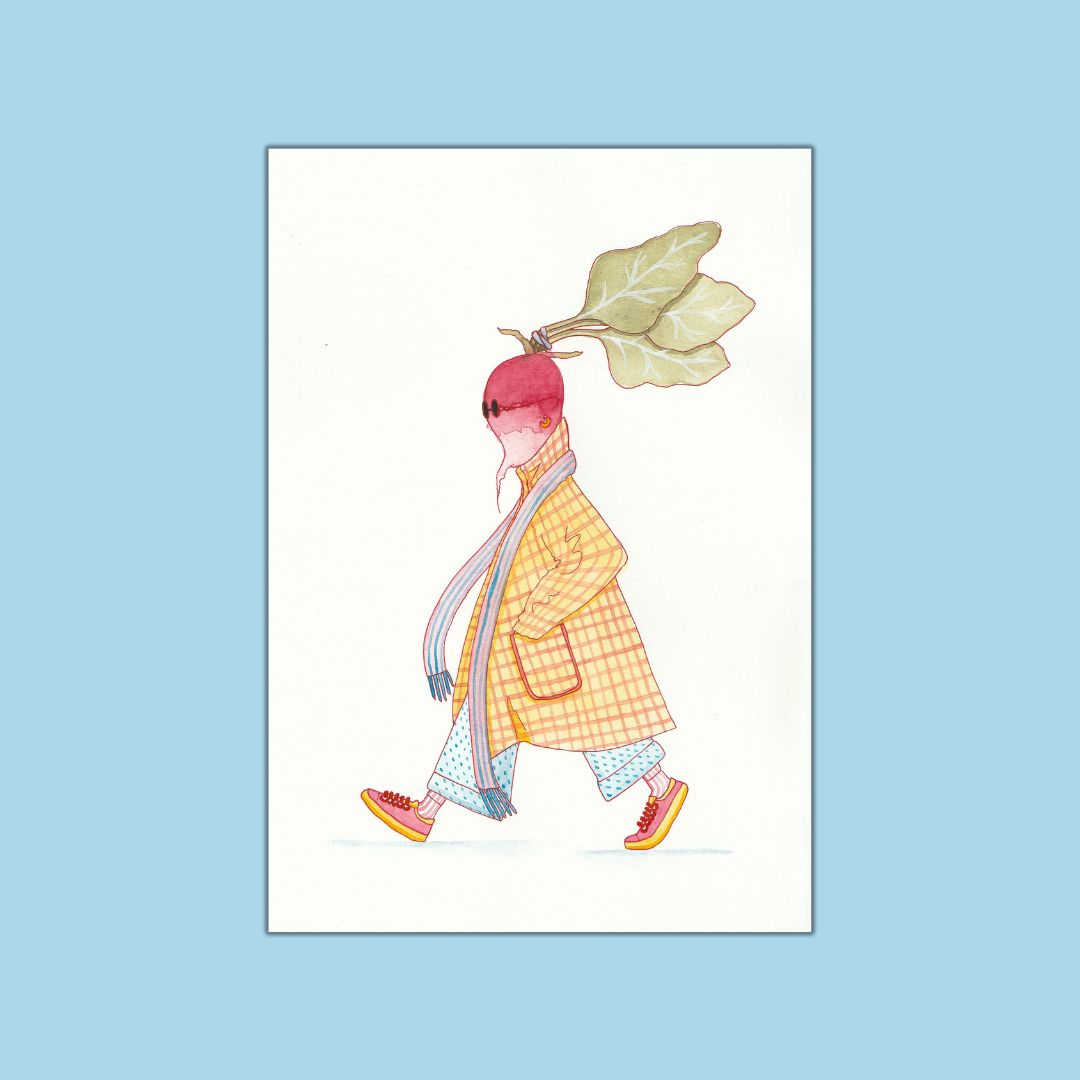 Fashion Fruits, Radish ! Print