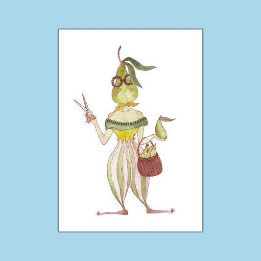 Fashion Fruits, Pear ! Print